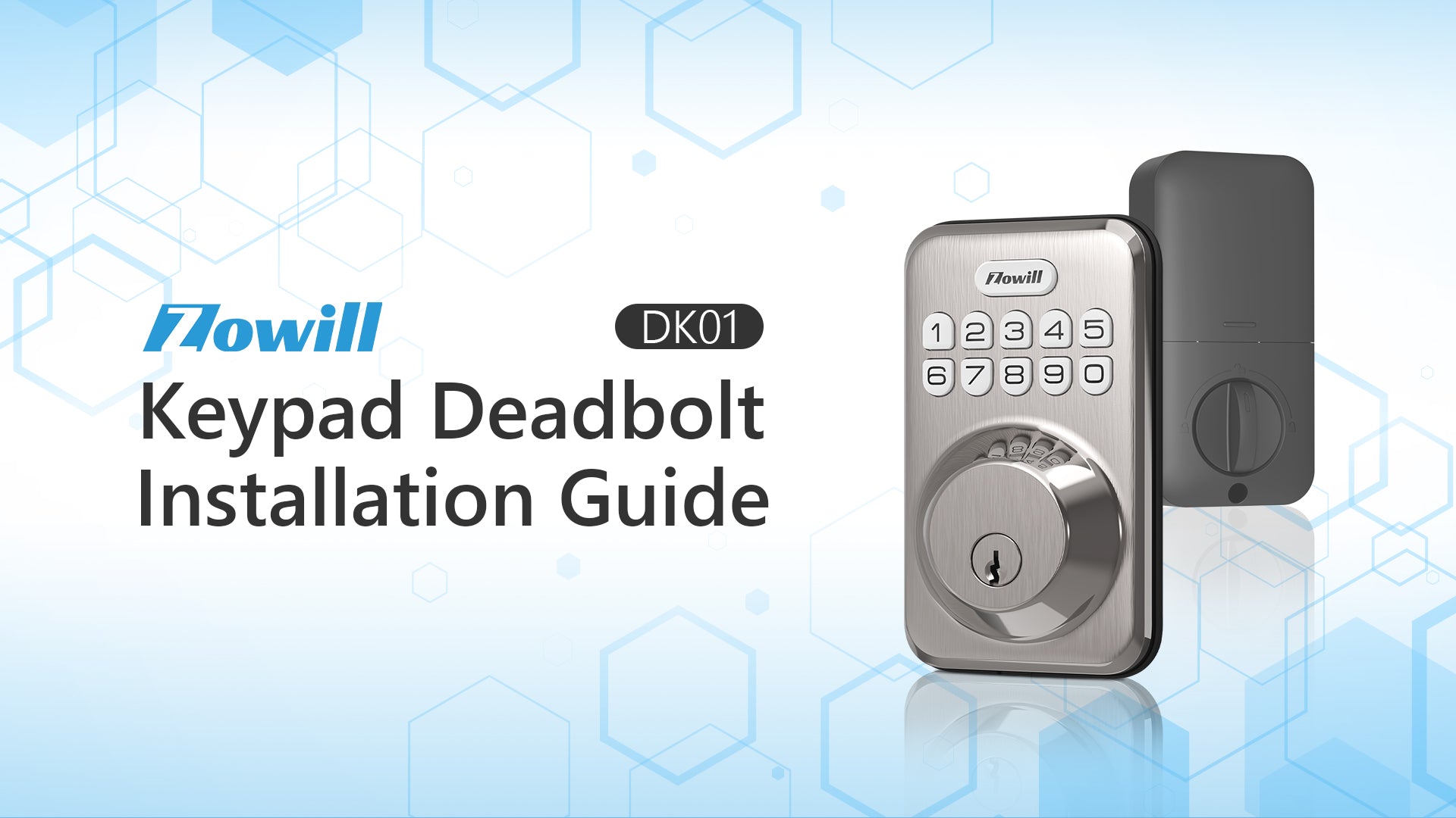 Load video: DK01 Keypad Deadbolt Programming Guide