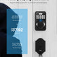 Zowill Fingerprint Keypad Digital Deadbolt with Handle Sets DK02A-H