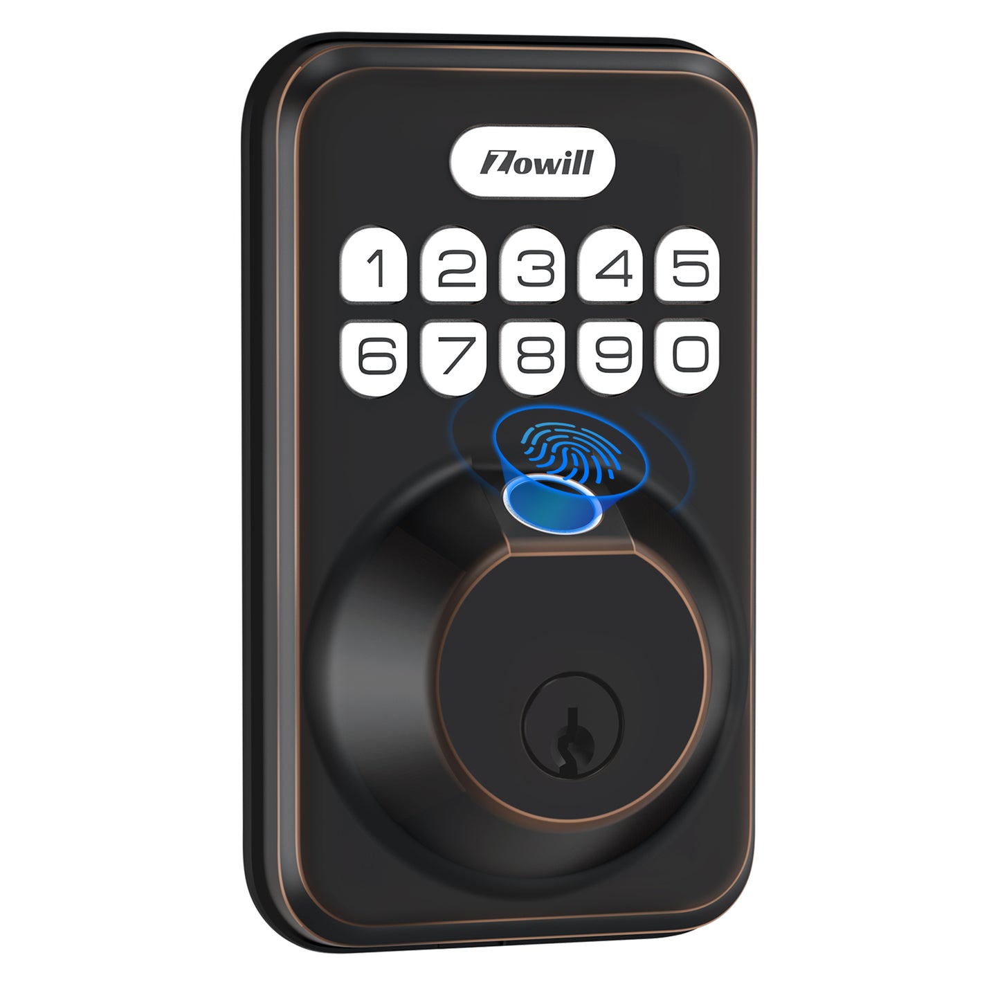 Zowill Fingerprint Keypad Digital Deadbolt-DK02A