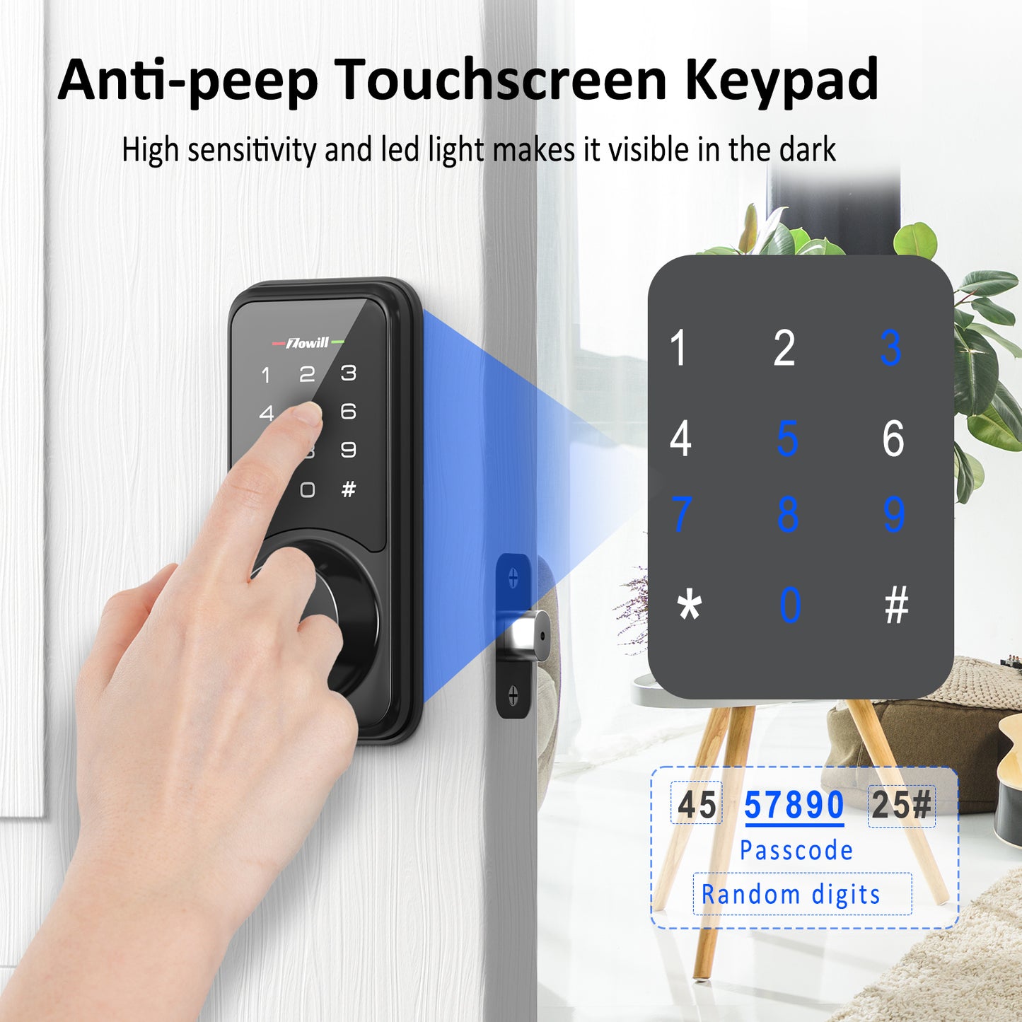 Keyless Entry Door Lock with Bluetooth App DK06